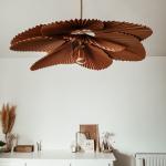 Wabi-sabi Paper Ceiling Lamp Living Room Shop Led Ceiling Chandelier Kitchen