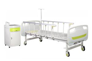 Quality 2 Function 2160MM Two Cranks Manual Crank Hospital Bed wholesale