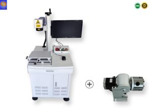 Quality Color Mopa Fabric Laser Marking Machine , 3D Laser Engraving Machine For Metal wholesale