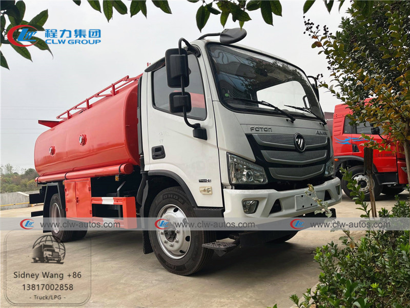 Foton Aumark 4x2 8m3 6T Fuel Delivery Truck With Dispenser