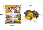 Mini Kids Toy Vehicles Push And Go Construction Trucks 4 Pcs / 6 Pcs Assorted