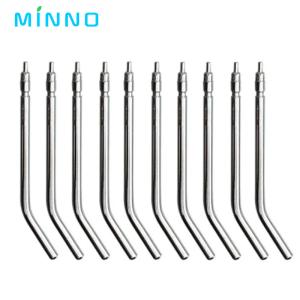 Quality 10pcs Stainless Steel Dental Air Triple Syringe 3 Way Dental Air Water Spray Syringe Nozzles Tips wholesale