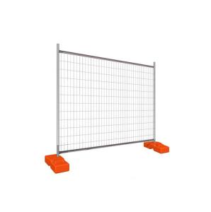 Quality Welded pipe metal Galvanized Steel Temporary Fence wholesale