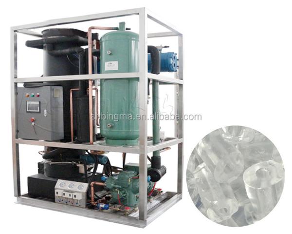 Professional Stainless Steel 25 Tons Tube Ice Machine for Industrial Application