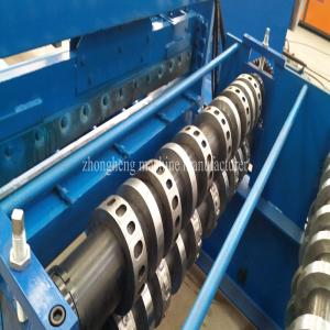 Quality Advanced Cold Roll Forming Machine , Floor Deck Forming Machine With Hydraulic Cutting wholesale