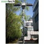 3.8m roof mounted foldable mast light tower-pneumatic telescopic mast-LED light