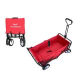 Outdoor Collapsible Folding Four-wheel Wagon Cart for Heavy Duty Utility and