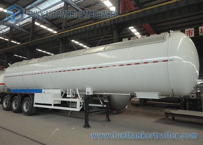 56000 L 12 Wheel LPG Tank Trailer Three Axle Trailer With Air Suspension