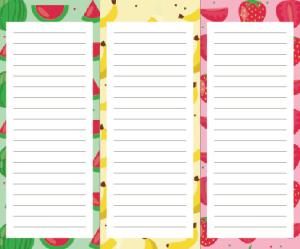 Quality CE Kitchen Magnetic Fridge Notepads Meal Planner Magnetic Pad wholesale