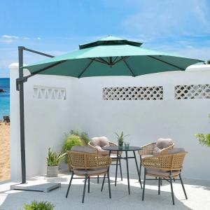 Quality OEM Aluminum Pole Parasol Garden Patio Table Umbrella Radii 1.25m wholesale