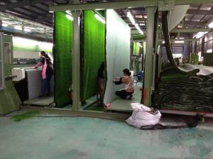 Quality 600 , 000 Kilocalorie Artificial Grass Machine , Carpet Backing Machine Compound Drying wholesale
