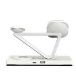 5 In 1 Portable Night Light 2w Wireless Charger Multifunction Abs Material