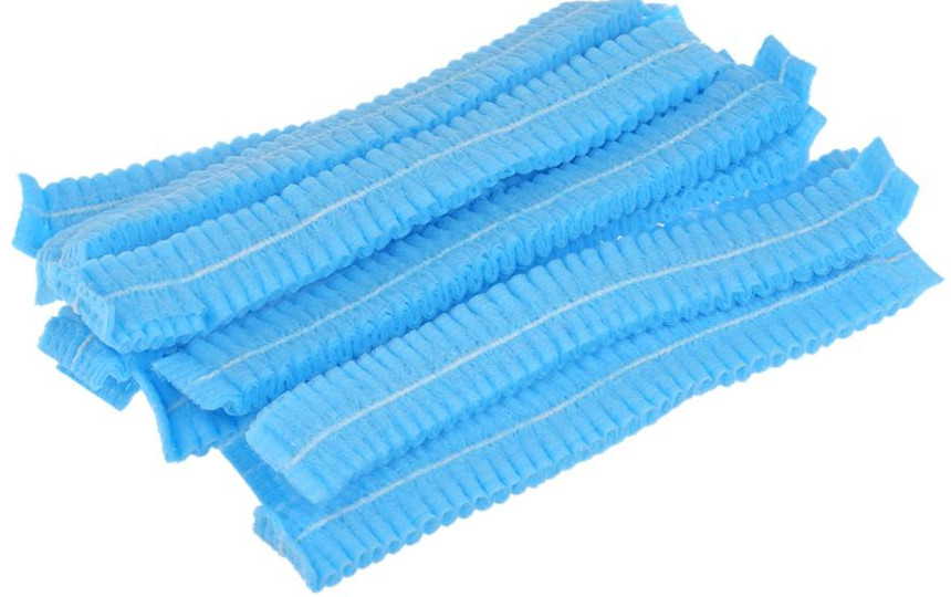 S&J Medical Elastic Disposable Non Woven Cap Doctor Nurse Bouffant Cap