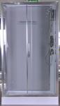 Tempered Glass Rectangular Shower Cabins , Sliding Door Shower Cubicles