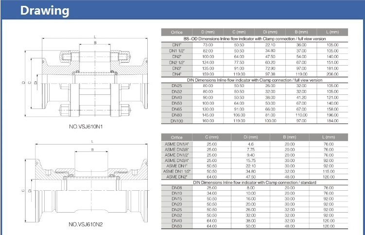 Sanitary Sight Glass Aseptic Zero Dead Conner Stainless Steel Sight Glass With Protective Sleeve