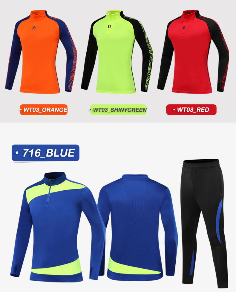 Children's football training clothes set men's customized long-sleeved team coat boys girls sports soccer jersey autumn winter
