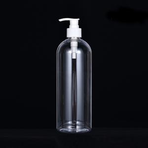 Quality Transparent PET Clear Shampoo Pump Bottles 750ml 25oz Customization Logo wholesale