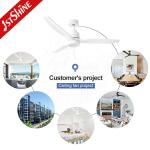 52" 3 Solid Wood Blades Ceiling Fan for Home 10 Year Motor Natural Wind Remote