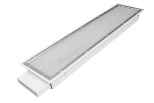Quality IP65 4X36w Prismatic Fluorescent Lighting , Recessed Ceiling Lights wholesale