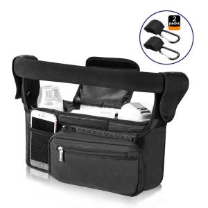 Quality 2 Leak Proof Insulated Cup Holders Baby Stroller Organizer Bag wholesale