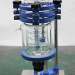 Double Laye Jacketed Glass Reactor Vessel Wide Metallurgy Application