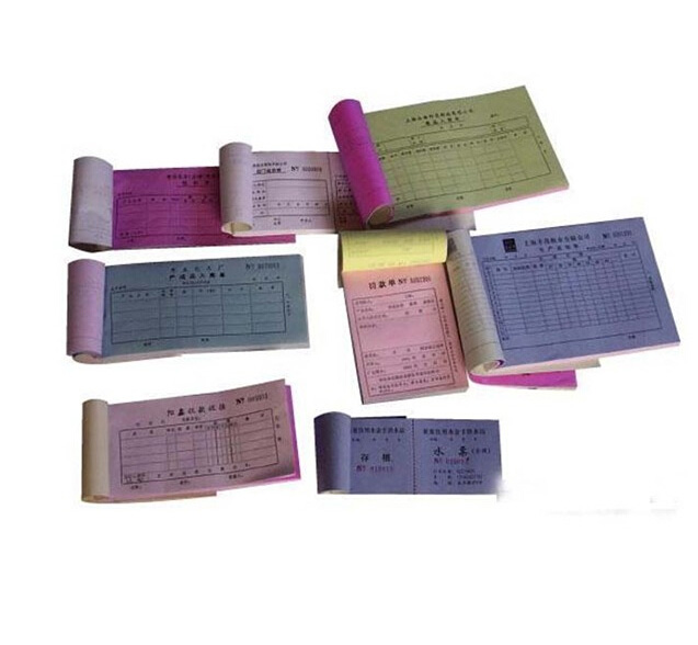 rent receipt book, Carbon Copy Invoice Pads, restaurant receipt book, Custom Receipt Books