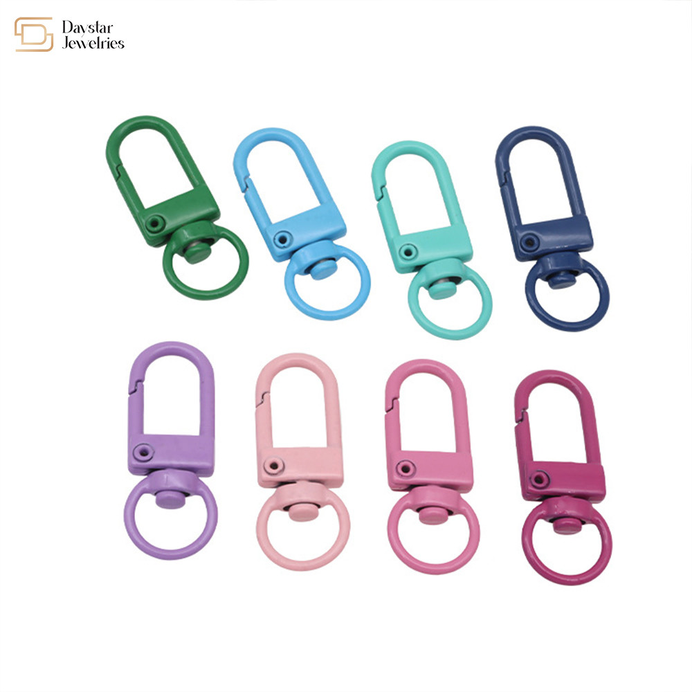Bag Parts Swivel Snap Hook Zinc Alloy Buckles For Key Rings DIy Jewelry Making