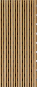 Quality Customized Finish Sound Absorbing Wall Panel Grooved Wooden Acoustic Panels France A+ wholesale