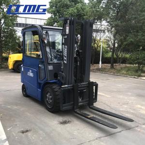 Quality LTMG electric forklift 3ton 2.5ton 2ton 1ton cabin yellow solid tires side shift 4800mm mast wholesale