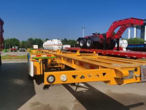 Quality 2 Axle 20ft 40ft Skeleton Trailer Container Skeletal Trailer Transporter wholesale