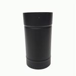 Single Wall Black Straight Insert 300mm Stove Chimney Pipe