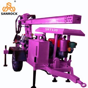 Quality Trailer Mounted Water Well Drilling Machine Portable Hydraulic Water Well Drilling Rig wholesale