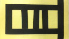 Quality 0.3mm Custom EVA Thin Craft Foam Inner Strip Sheeting UL94 HBF Certification wholesale