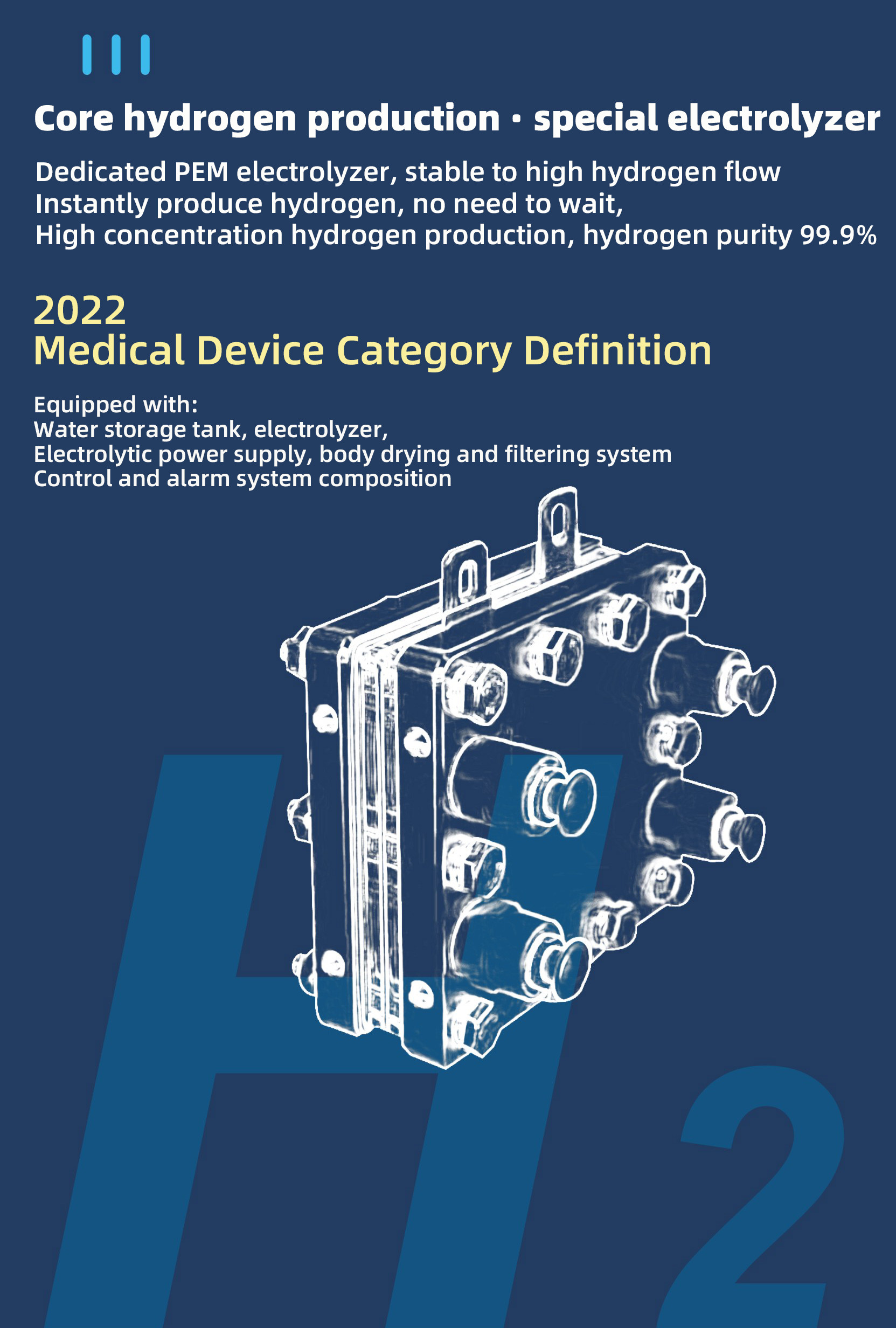 Desktop Instant Heating Hydrogen-Rich Water Dispenser 2000ppb Regulate The Stomach And Intestines WEIZI