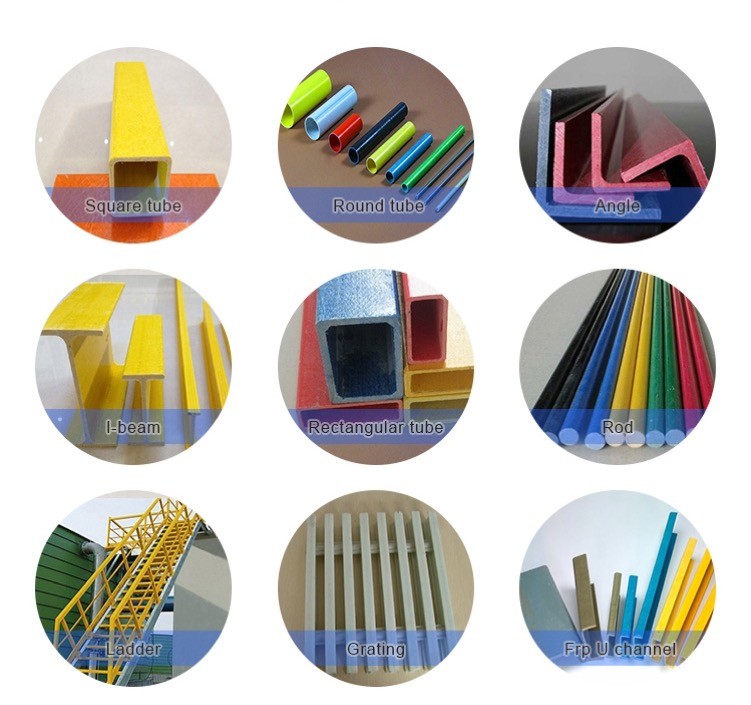 Pultruded FRP Pipes Fiberglass Tube For Fiberglass Tool Handle
