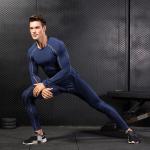 Wholesale Cheap Gym Fitness Winter Men Pants Set Long Johns Underwear