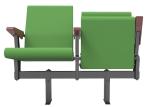 Comfortable Audience Upholstered Chair VIP Arena Stage Seating With Armrest