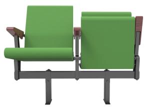 Quality Comfortable Audience Upholstered Chair VIP Arena Stage Seating With Armrest wholesale