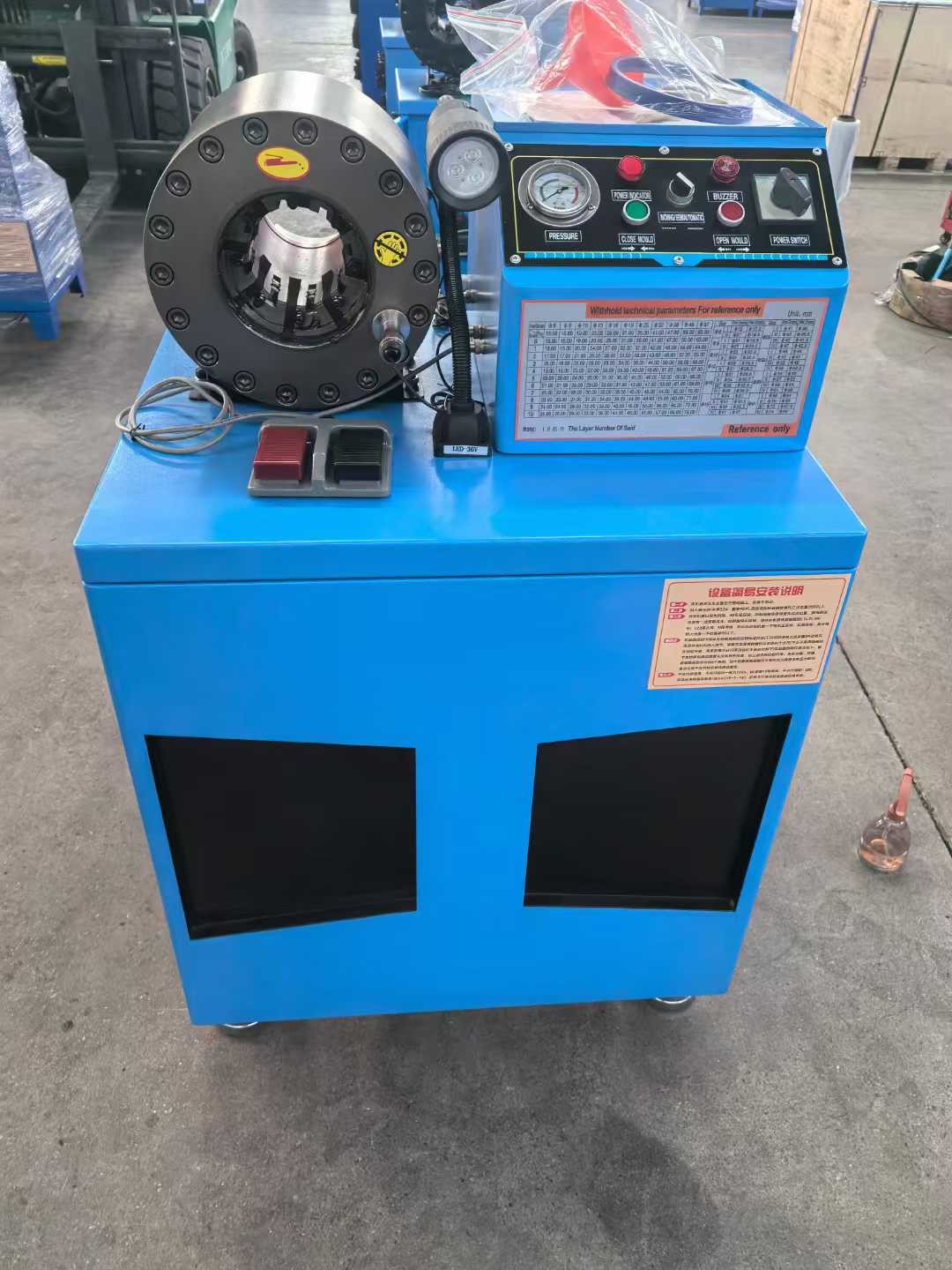 High Efficiency 500 Pieces Per Hour For Big Capacity Portable Hose Crimping Machine Hydraulic Hose Crimper