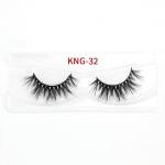 Cruelty Free Invisible Band Eyelashes , Black 16mm Strip Lashes