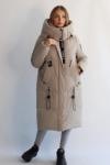 FODARLLOY Ladies warm hooded cotton-padded clothes slim long down winter jackets
