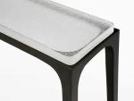 Stylish Flat Furniture SGS Sandblast Sand Carved Glass