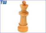 Wooden Bamboo King Chess 1GB USB Pendrive Customized Logo Printing