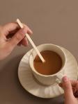 On Board Coffee Service Disposable Bamboo Stir Sticks 30pcs Packing