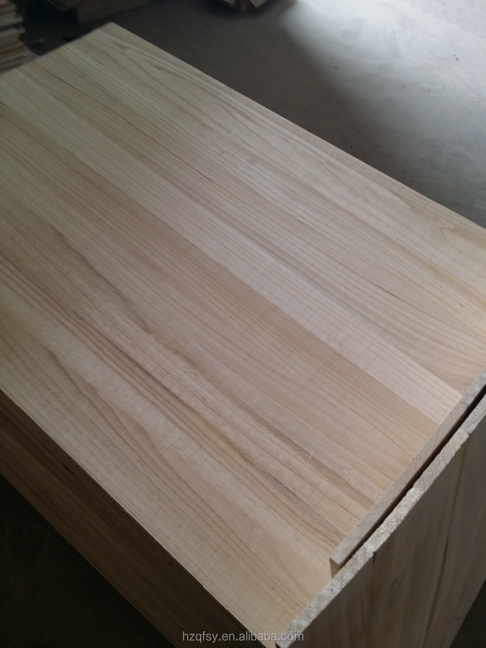100mm-2440mm Natural Texture Solid Wood Furniture Poplar Plank Panel Edge Glued Board