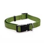 Wide Adjustable Pink Reflective Dog Collar Lightweight Personalised Dog Harness