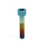Polished Titanium Bike Accessories Custom Ti6al4v M6x25 Alloy Flange Bolt