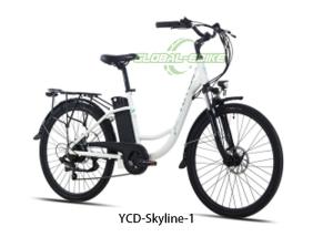 Quality 36V 350W Electric City Bicycle Ebike City Bike With LCD Display SUSPENSION FORK wholesale