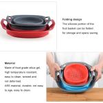 Kitchenware Collapsible Silicone Folding Sink Drain Basket