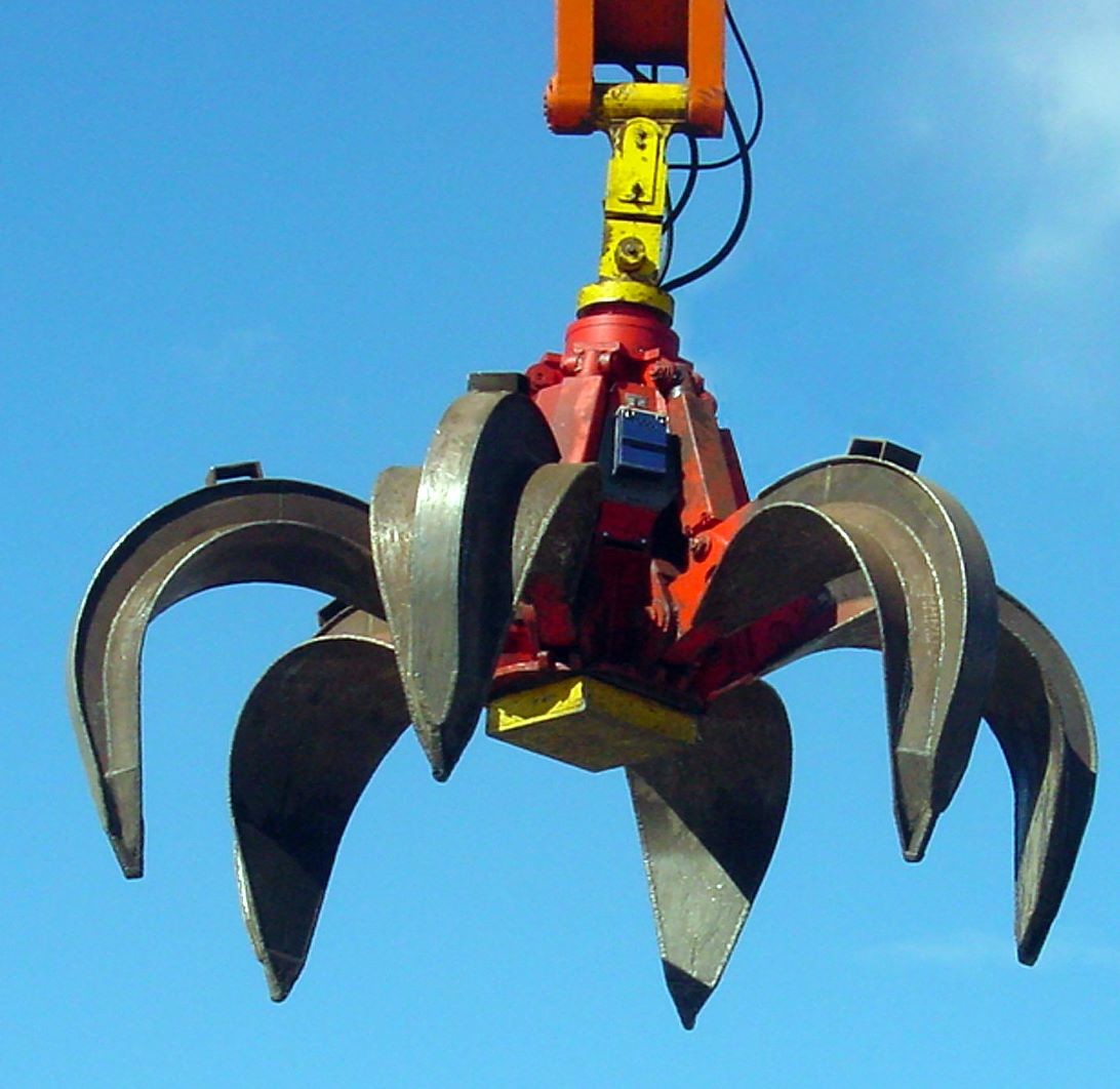 Orange Peel Grapple 360° Rotating Hydraulic Scrap Grapple Fixed Scrap Grapple Excavator Attachment Excavator Spare Part 20-25ton 30-35ton